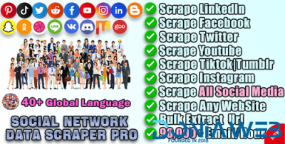 Social Network Data Scraper Pro 27.2.1