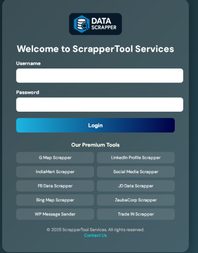 Data  ScrapperTool Services